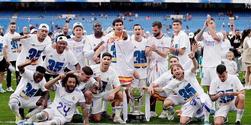 Real Madrid chính là đội bóng sở hữu nhiều lần đăng quang chức vô địch La Liga nhất 